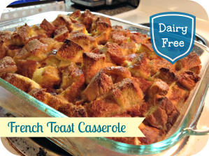 dairy free french toast casserole